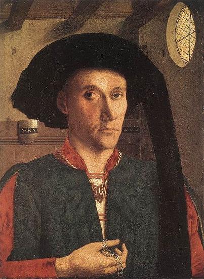 Petrus Christus Portrait of Edward Grimston oil painting image